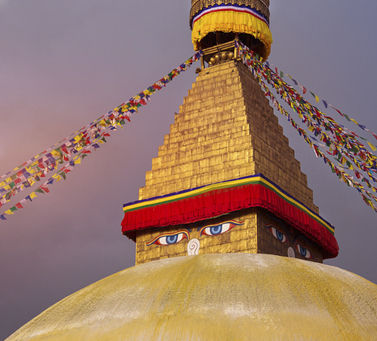 Boudhanath Stupa. From the depths of the ages to our days